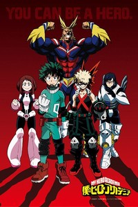 Постер аниме «Моя геройская академия»