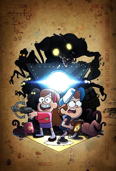 Постер мульт-сериала Гравити Фолз / Gravity Falls